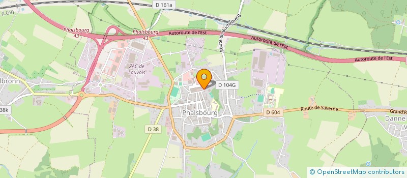 localisation de l'entreprise MG SERVICES  PHALSBOURG