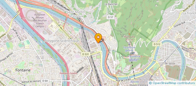 localisation de l'entreprise MG SERVICES à GRENOBLE