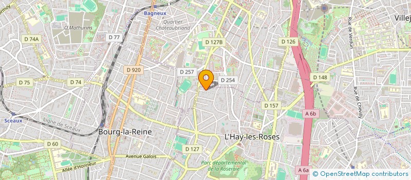 localisation de l'entreprise MG SOLUTIONS à L'HAY-LES-ROSES