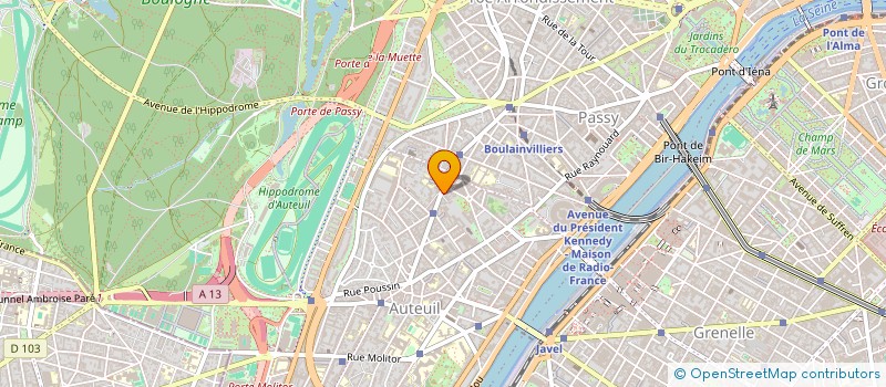 localisation de l'entreprise MG-SONIAROCHA  PARIS