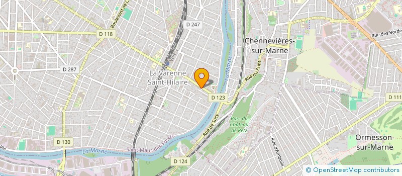localisation de l'entreprise MG SOPHROLOGIE à SAINT-MAUR-DES-FOSSES