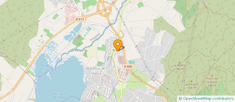 localisation de l'entreprise MG SORO à BALARUC-LE-VIEUX