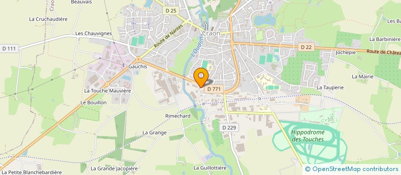 localisation de l'entreprise MG SPORT 2 à CRAON
