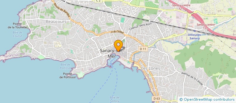 localisation de l'entreprise MG SPORT  SANARY-SUR-MER