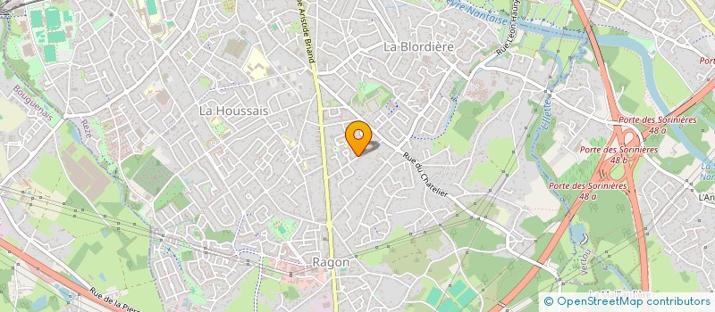 localisation de l'entreprise MG SPORT à NANTES