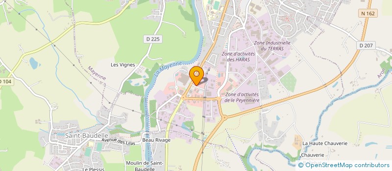 localisation de l'entreprise MG SPORT FIT à MAYENNE