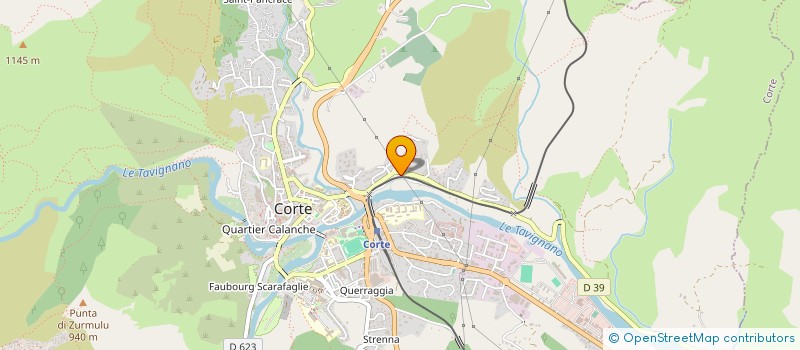 localisation de l'entreprise MG TECH à CORTE