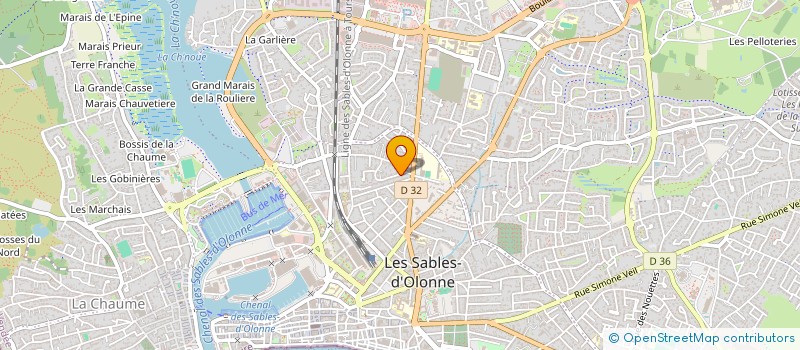 localisation de l'entreprise MG TECH IMMOBILIER à LES SABLES D'OLONNE