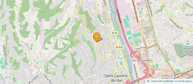 localisation de l'entreprise MG TELECOM à SAINT-LAURENT-DU-VAR