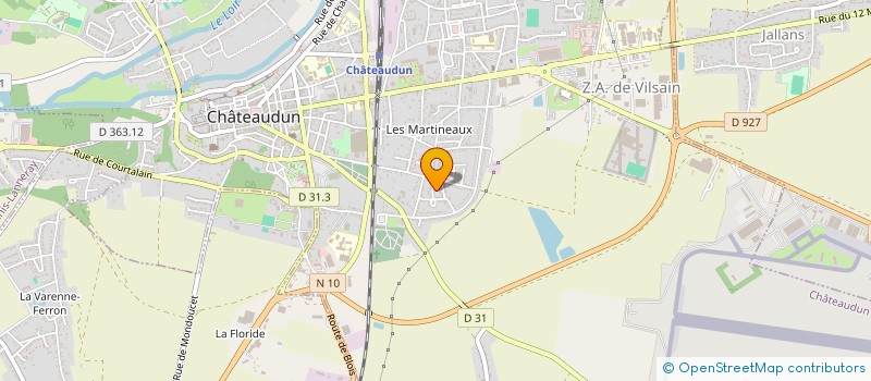 localisation de l'entreprise MG TERRASSE à CHATEAUDUN