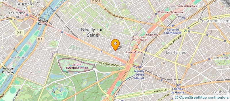 localisation de l'entreprise MG.TEX à NEUILLY-SUR-SEINE