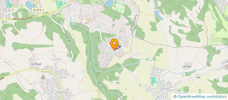 localisation de l'entreprise MG THERMIE  BONNEFAMILLE