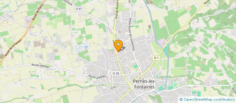 localisation de l'entreprise MG TRAITEUR  PERNES-LES-FONTAINES