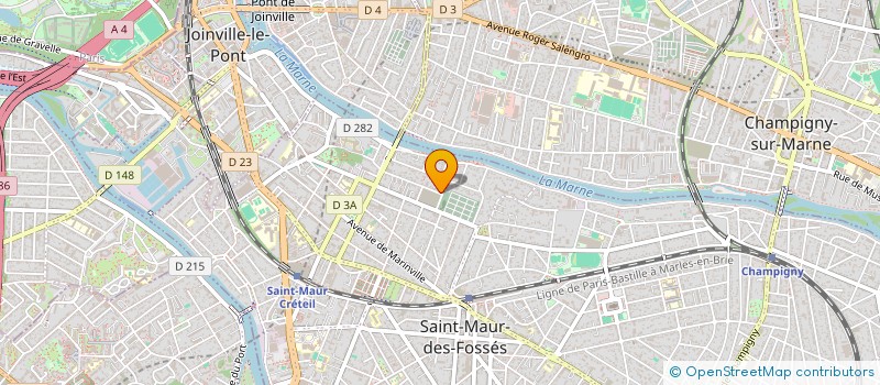 localisation de l'entreprise MG TRANS à SAINT-MAUR-DES-FOSSES