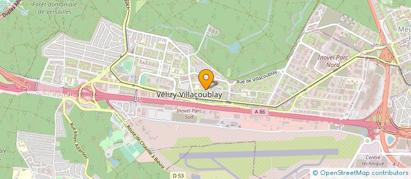 localisation de l'entreprise MG TRANSPORT à VELIZY-VILLACOUBLAY