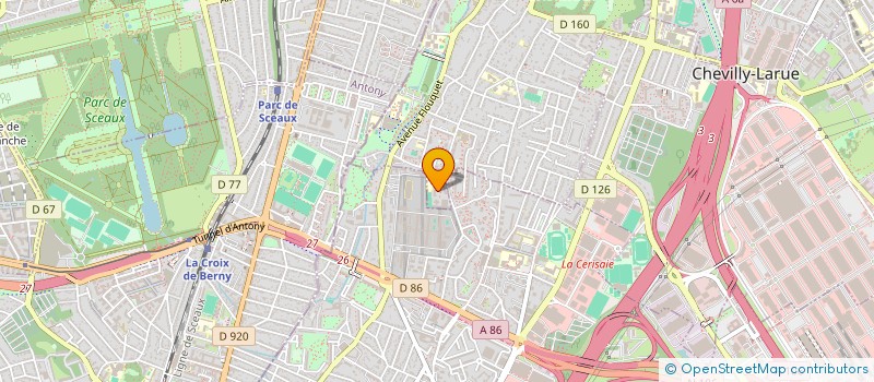 localisation de l'entreprise MG TRANSPORT  L'HAY-LES-ROSES