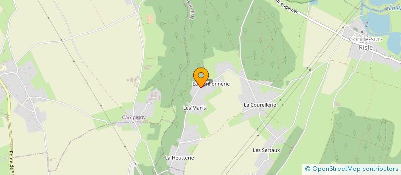 localisation de l'entreprise MG TRAVAUX  CONDE-SUR-RISLE