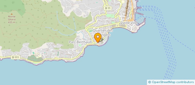 localisation de l'entreprise MG TROTTEL à AJACCIO