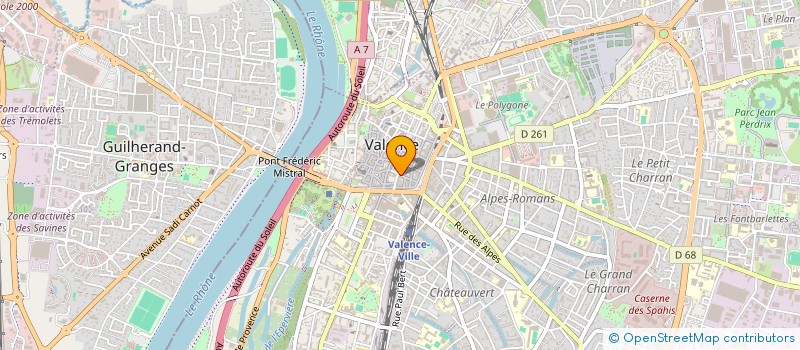 localisation de l'entreprise MG VECTEUR  VALENCE