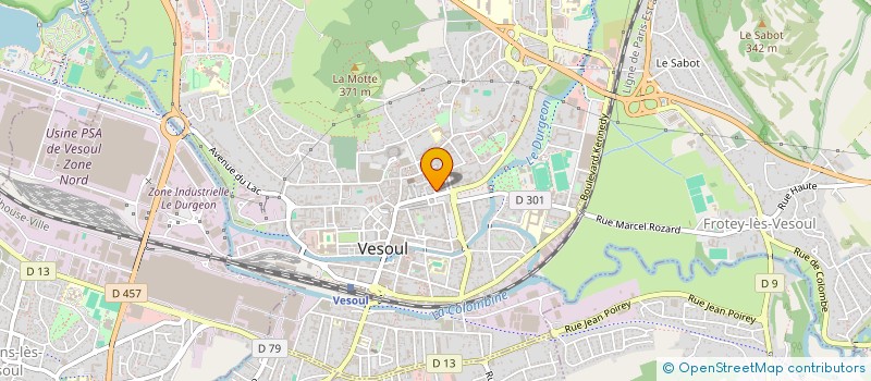localisation de l'entreprise MG VISION à VESOUL