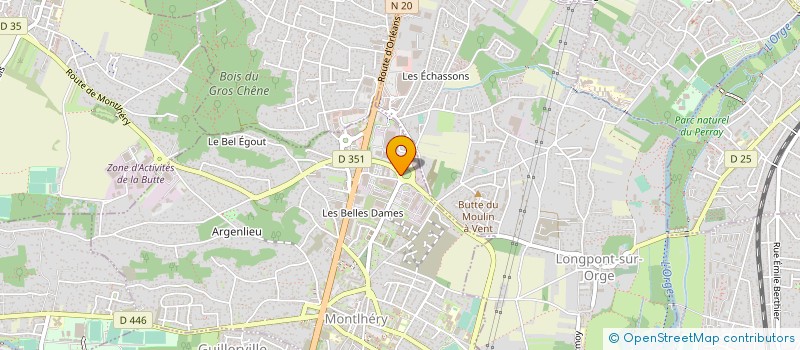 localisation de l'entreprise MG2 à MONTLHERY