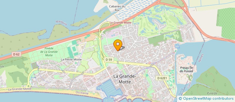 localisation de l'entreprise MG2  LA GRANDE-MOTTE