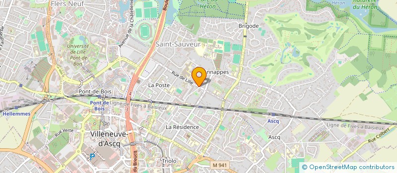 localisation de l'entreprise MG2 FINANCE à VILLENEUVE-D'ASCQ