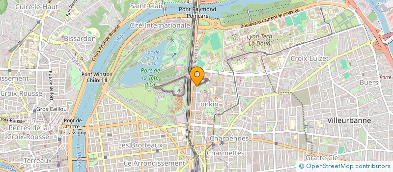 localisation de l'entreprise MG2 HOLDING  VILLEURBANNE