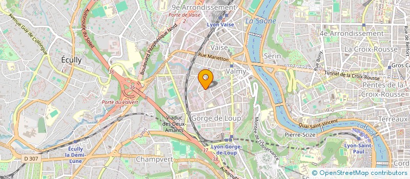 localisation de l'entreprise MG2 IMMO  LYON