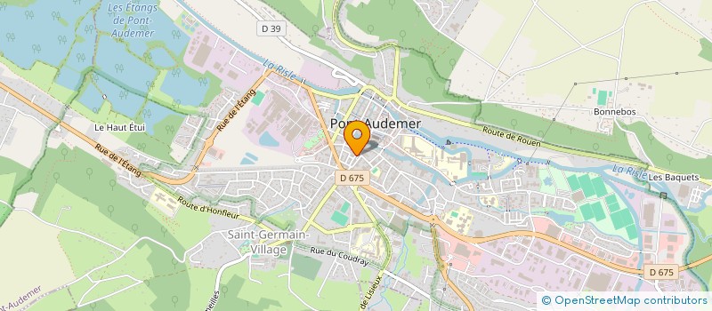 localisation de l'entreprise MG2 OPTICIENS à PONT-AUDEMER