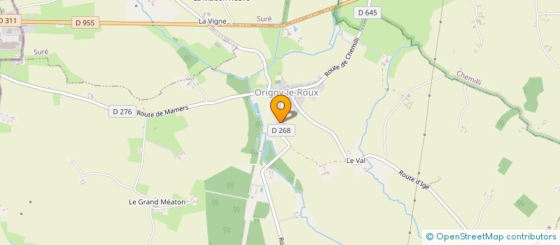 localisation de l'entreprise MG2.PF à ORIGNY-LE-ROUX
