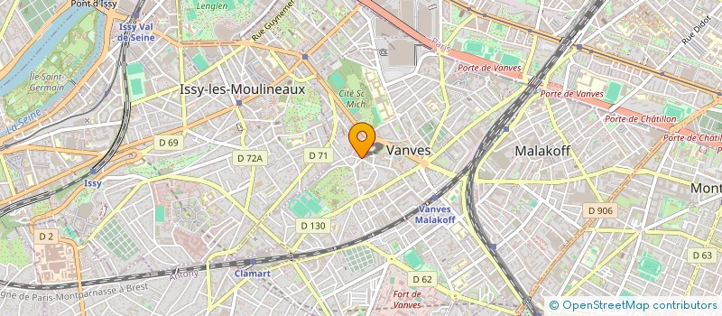localisation de l'entreprise MG2 PRESSING à VANVES
