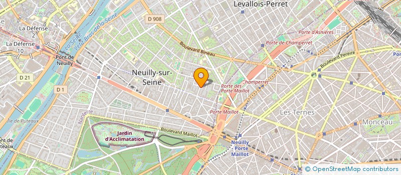 localisation de l'entreprise MG2G DESIGN à NEUILLY-SUR-SEINE