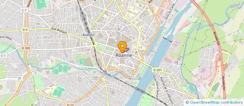 localisation de l'entreprise MG2I  ROANNE