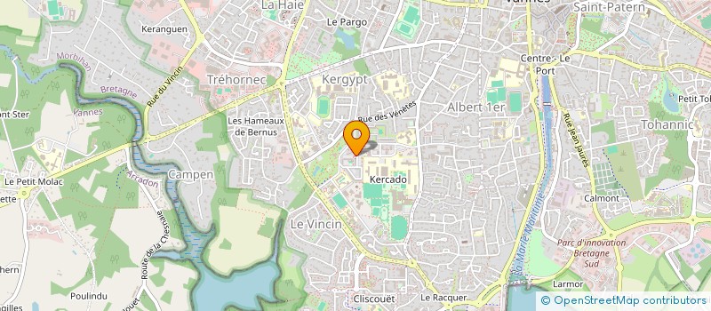 localisation de l'entreprise MG2M GUERISSEUR à VANNES