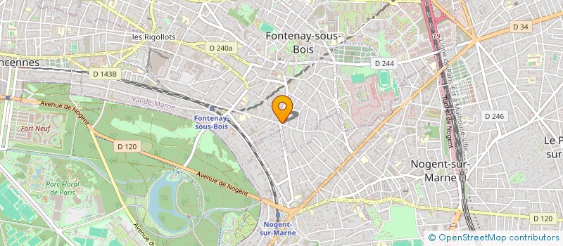 localisation de l'entreprise MG2P MULTI GARDIENNAGE SECURITE PROTECTION PRIVEE à FONTENAY-SOUS-BOIS
