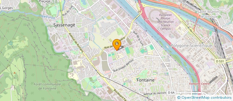 localisation de l'entreprise MG2R  FONTAINE