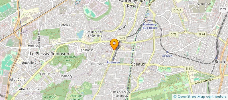 localisation de l'entreprise MG2R DIGITAL à SCEAUX