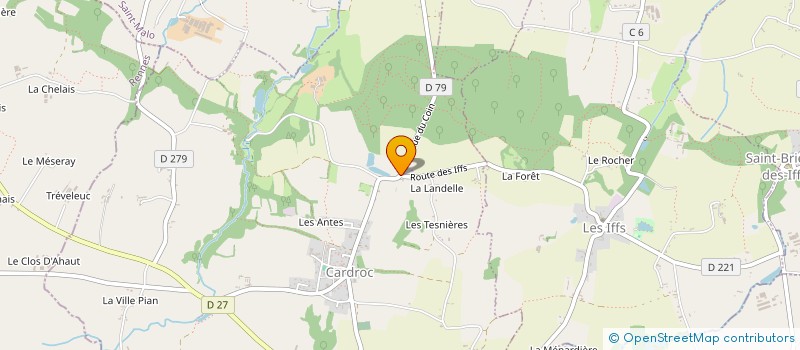 localisation de l'entreprise MG3 à CARDROC