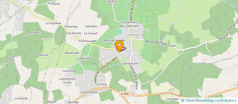 localisation de l'entreprise MG33  SALLEBUF