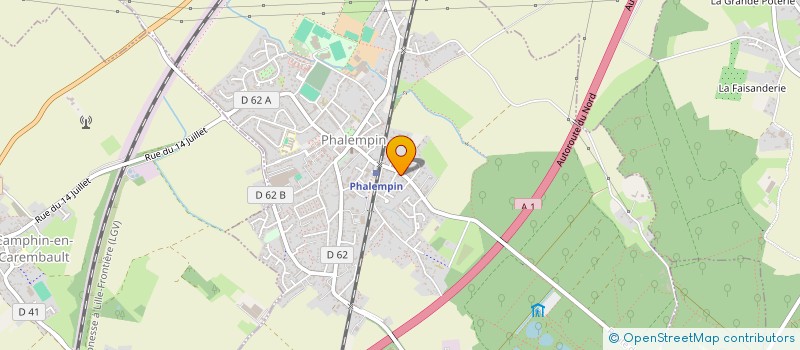 localisation de l'entreprise MG3T IMMO  PHALEMPIN