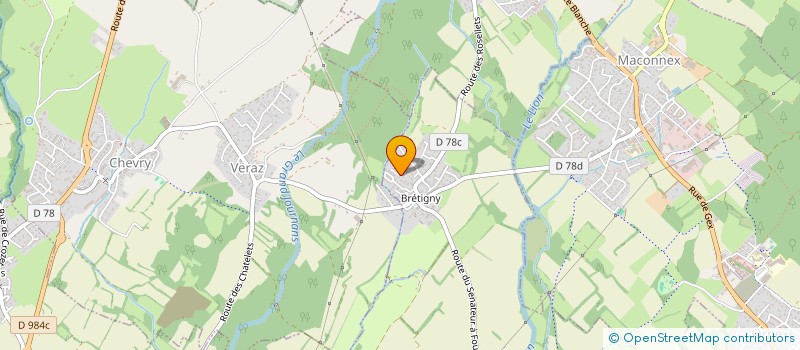 localisation de l'entreprise MG4 - INVEST  PREVESSIN-MOENS