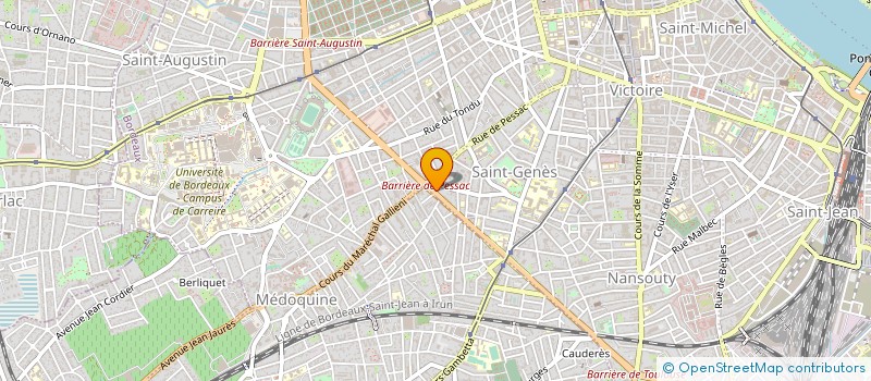 localisation de l'entreprise MG5 AUTOMOBILES à BORDEAUX