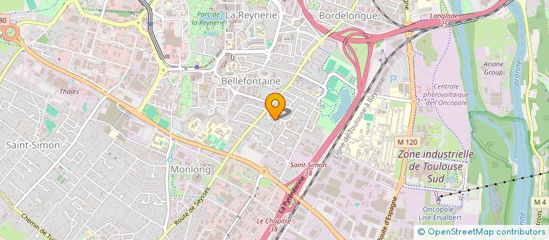 localisation de l'entreprise MG51 à TOULOUSE