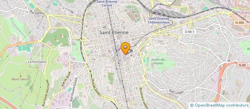 localisation de l'entreprise MGA  LA TALAUDIERE