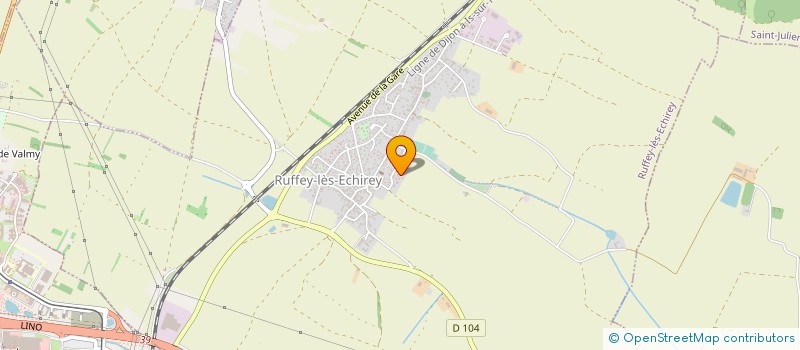 localisation de l'entreprise MGA  RUFFEY-LES-ECHIREY