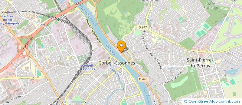 localisation de l'entreprise MGA à CORBEIL-ESSONNES