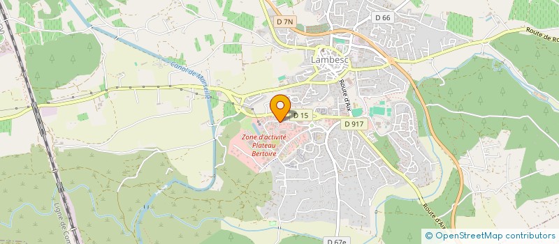 localisation de l'entreprise MGA  LAMBESC