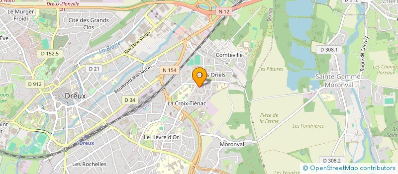 localisation de l'entreprise MGA à DREUX