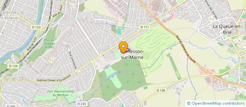 localisation de l'entreprise MGA  ORMESSON-SUR-MARNE